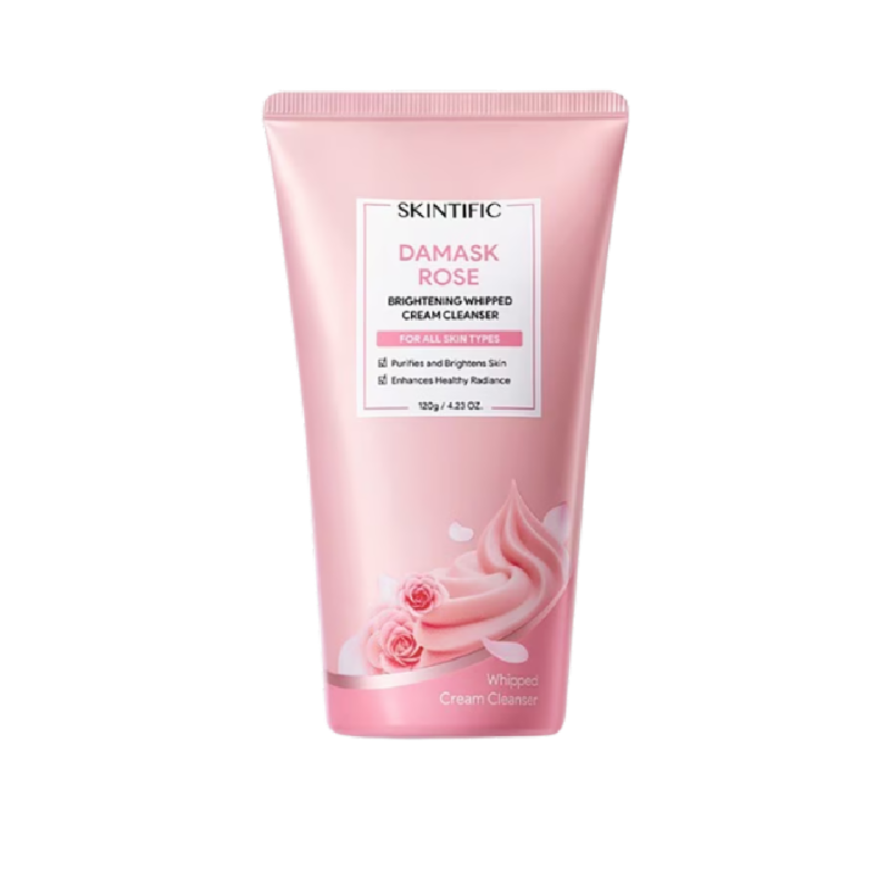 SKINTIFIC Brightening Damask Rose Cream Cleanser - 120gr