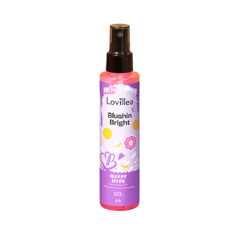LOVILLEA Happy Hype Body Mist Blushin Bright - 100ml