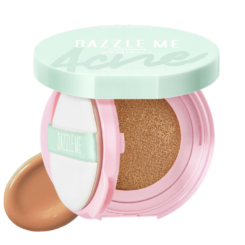 DAZZLE ME Acne Armor Puff Perfection Cushion C09 Medium Pink - 13gr