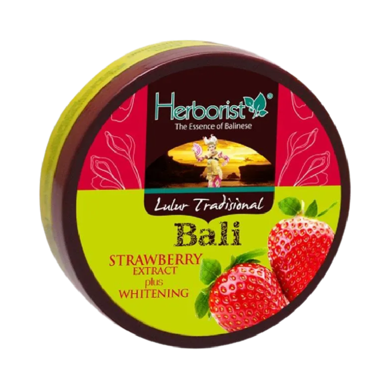 HERBORIST Lulur Tradisional Bali Strawberry - 200gr