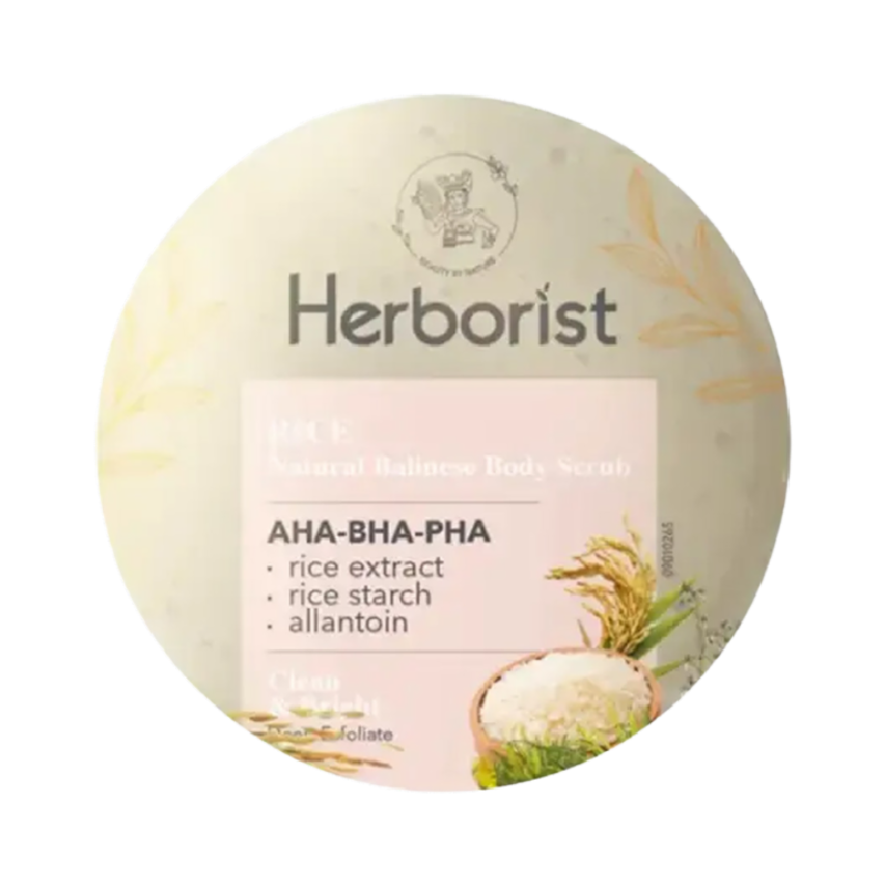 HERBORIST Natural Balinese Body Scrub Rice - 100gr