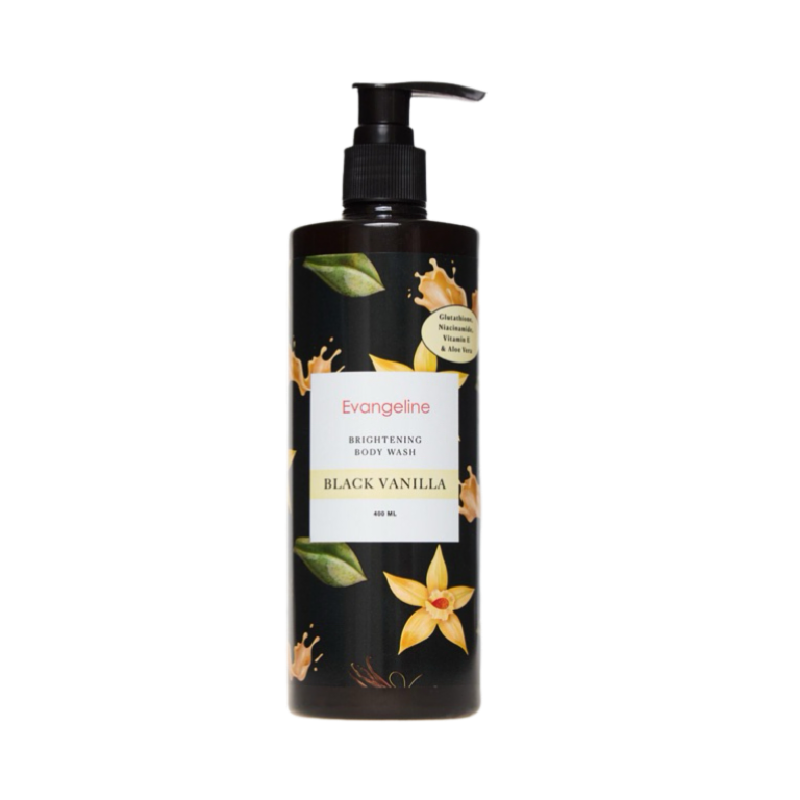 EVANGELINE Brightening Body Wash Black Vanilla - 400ml