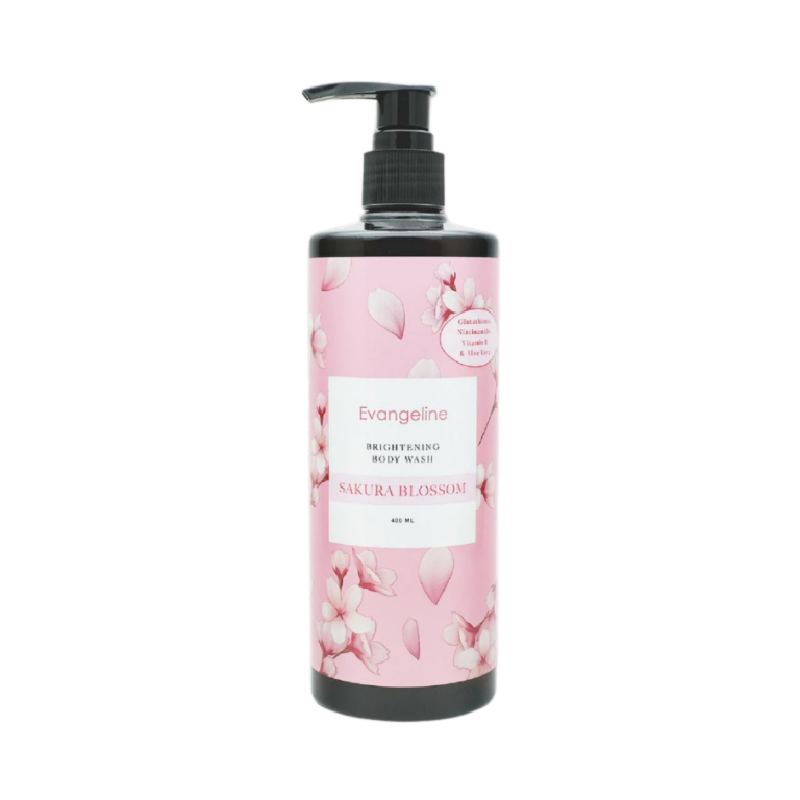 EVANGELINE Brightening Body Wash Sakura Blossom - 400ml