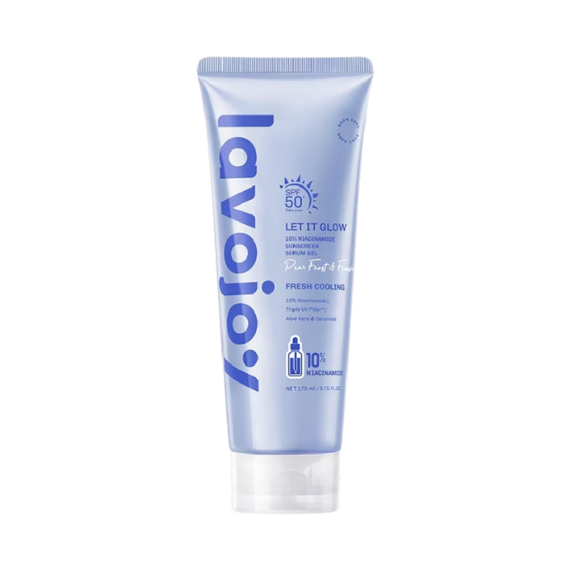 LAVOJOY Let It Glow 10% Niacinamide Sunscreen Serum SPF50 Pear & Freesia - 170ml
