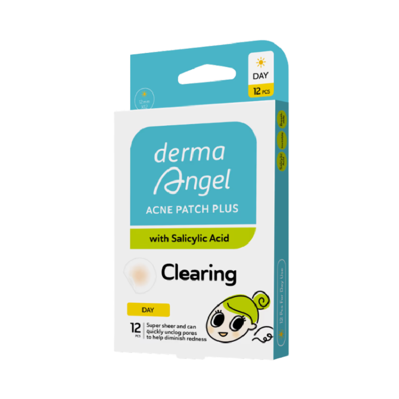 DERMA ANGEL Acne Patch Plus With Salicylic Acid Day - 12pcs