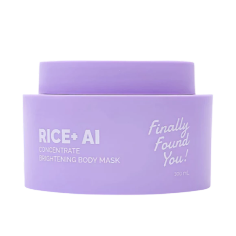 FINALLY FOUND YOU Rice + AI Brightening Body Mask - 100gr