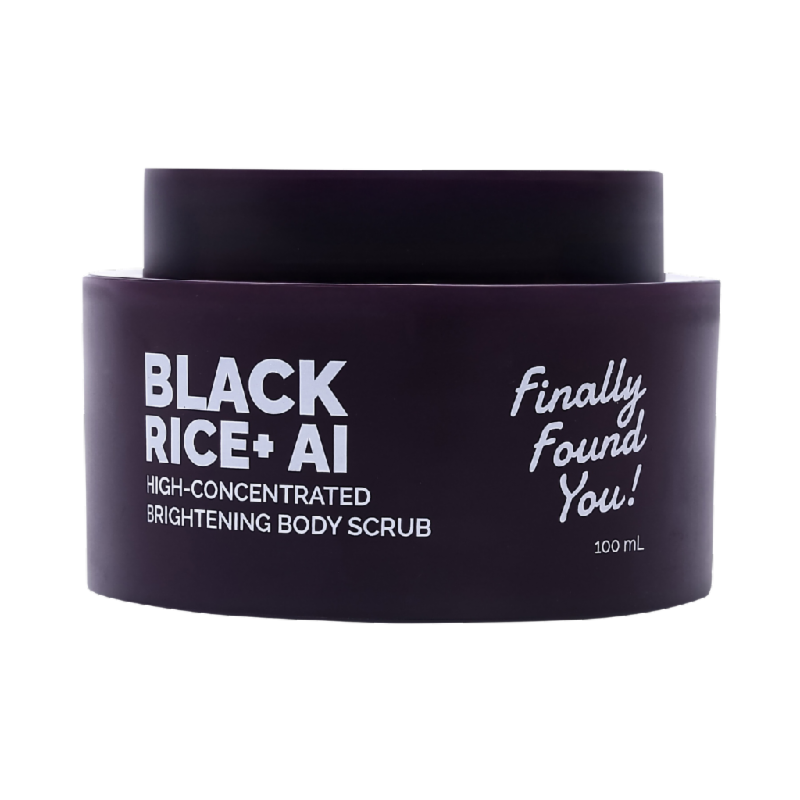 FINALLY FOUND YOU Black Rice + AI Brightening Body Scrub - 100ml