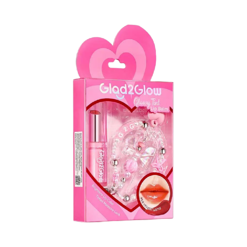 GLAD2GLOW Glowy Lip Balm 03 Red Velvet Latte - 3gr