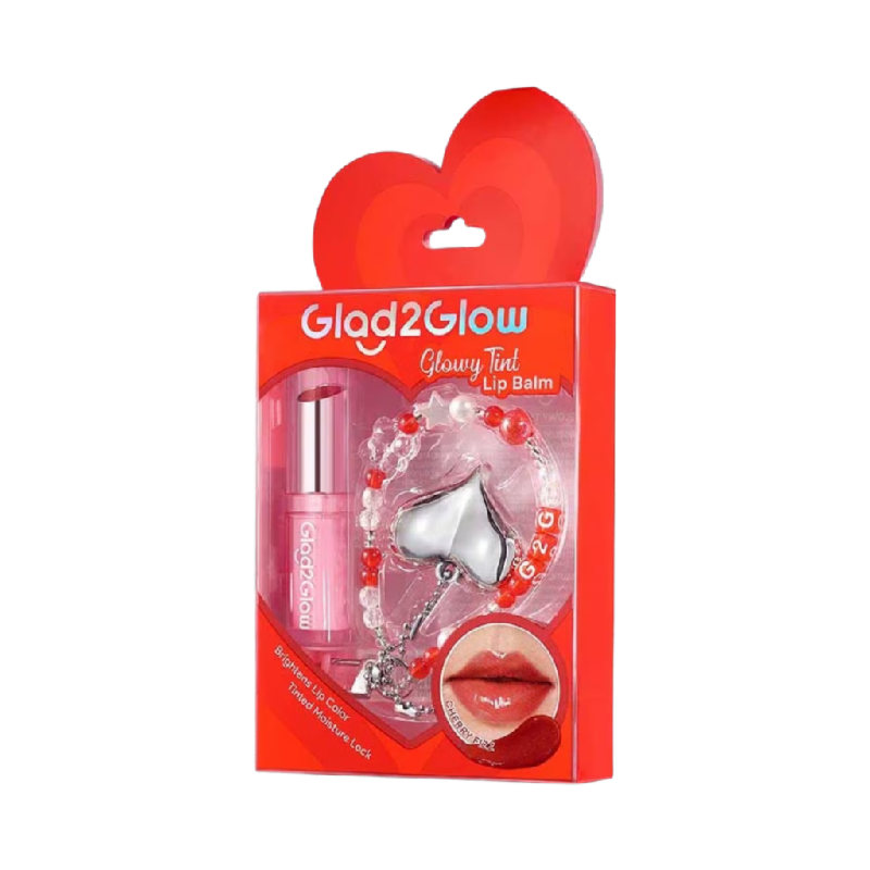 GLAD2GLOW Glowy Lip Balm 02 Cherry Fizz - 3gr