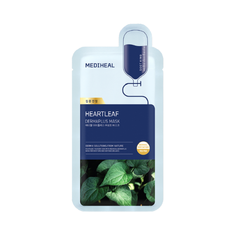 MEDIHEAL Derma Plus Heartleaf Mask - 22ml