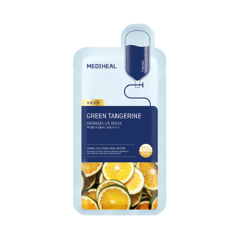 MEDIHEAL Derma Plus Green Tangerine Mask - 22ml