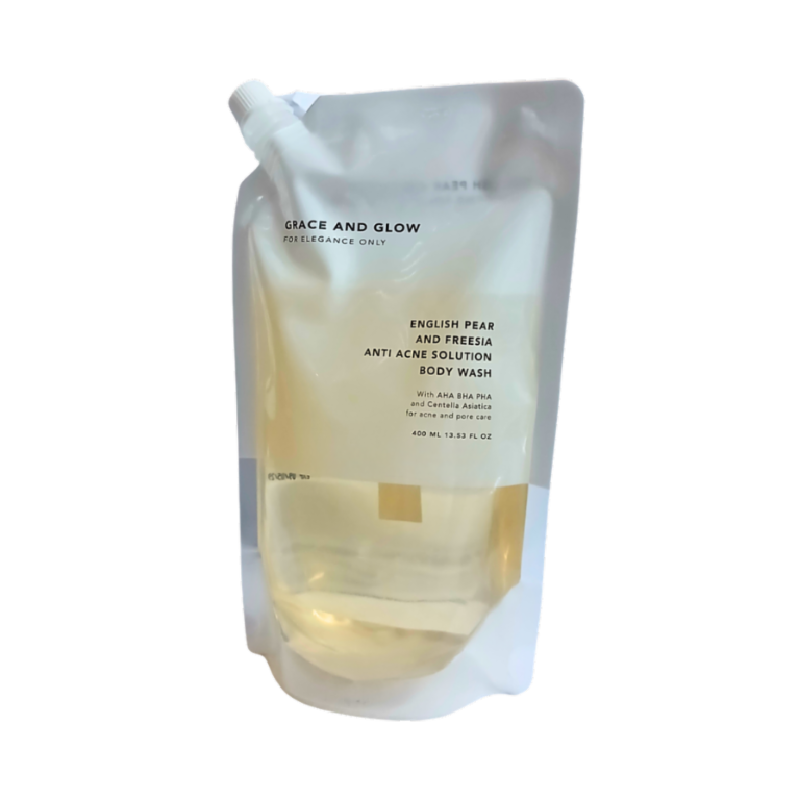 GRACE AND GLOW English Pear Body Wash Refill - 400ml