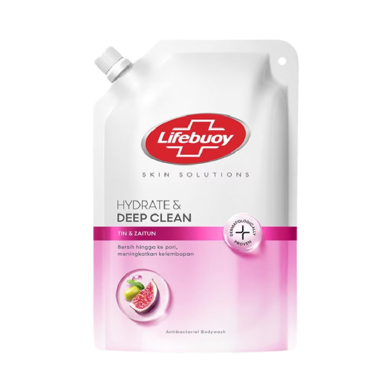 LIFEBUOY Sabun Mandi Cair Tin & Zaitun - 380ml