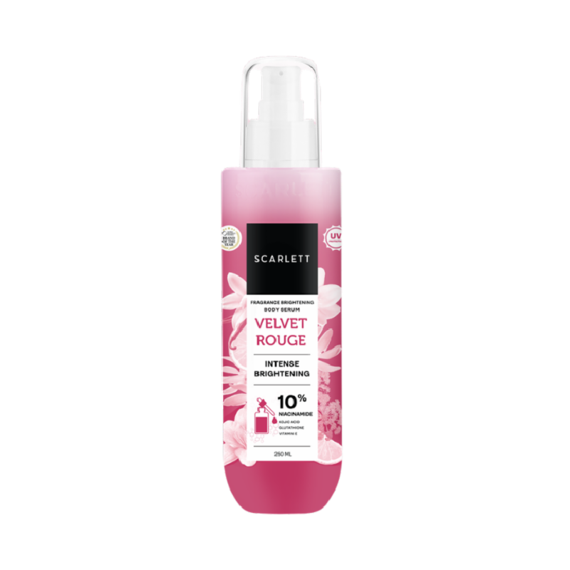 SCARLETT Fragance Brightening Body Serum Velvet Rouge - 250ml