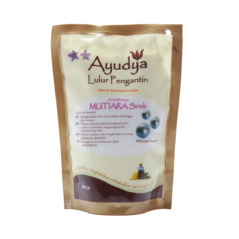 AYUDYA Lulur Mandi Mutiara Scrub Refill - 300gr