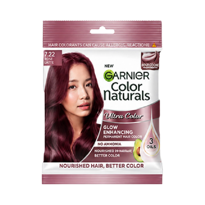 GARNIER Color Natural Ultra Color Glow Rose Latte - 30ml+30ml