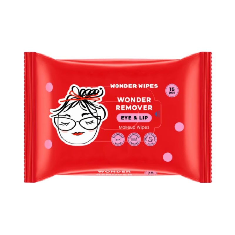WONDER WIPES Wonder Remover Eye & Lip Makeup - 15pcs