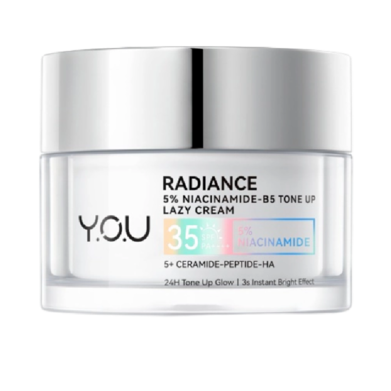 YOU Radiance 5% Niacinamide B5 Tone Up Lazy Cream - 30g