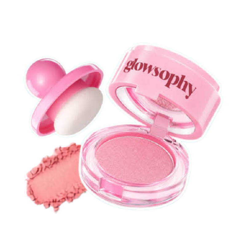 GLOWSOPHY Soft Flush Powder Blush 02 Strawberry Flush - 3gr