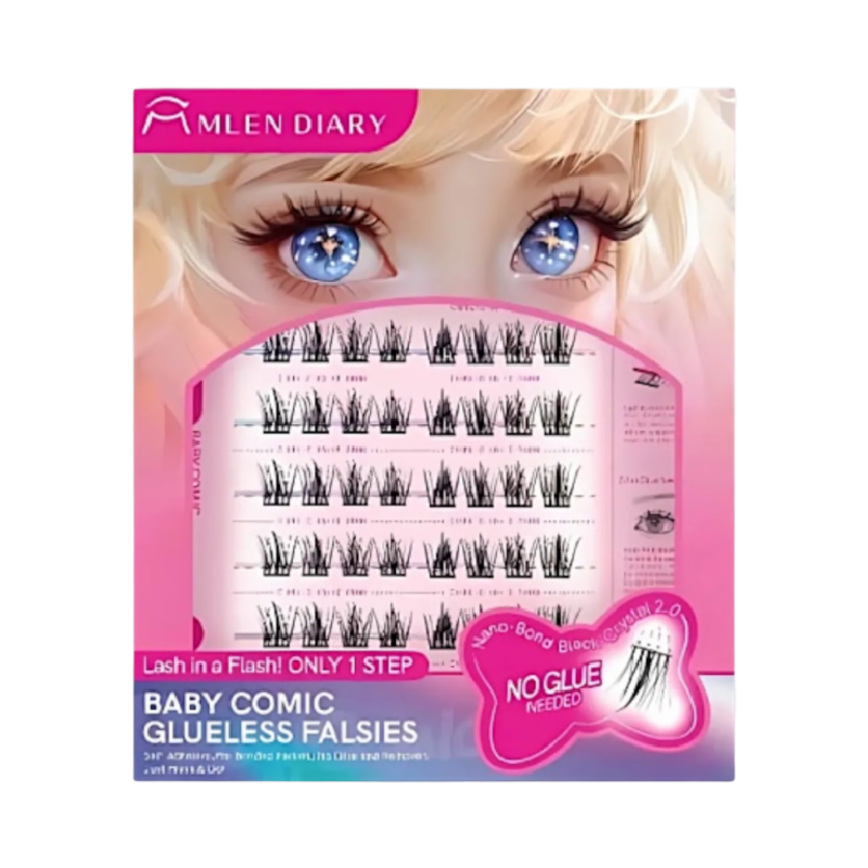 MLEN DIARY Baby Comic Glueless Falsies Lash