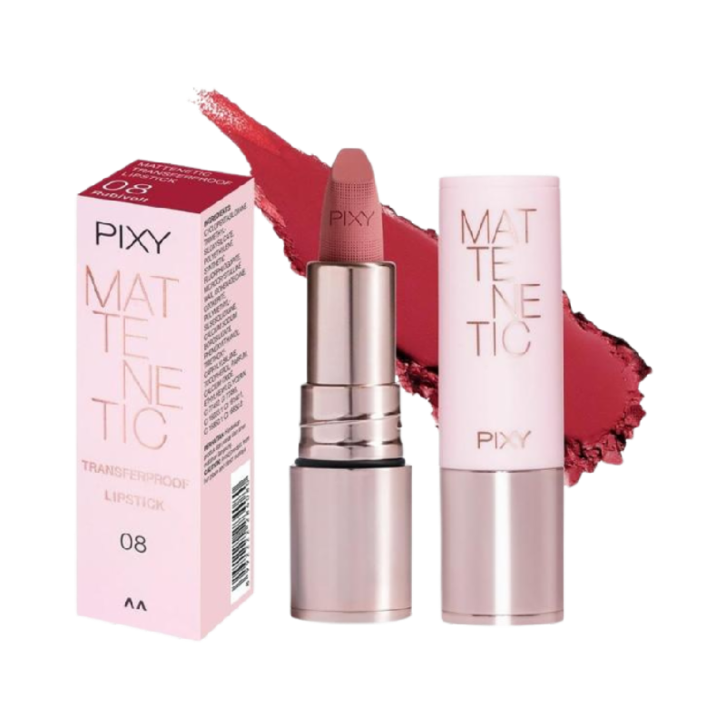 PIXY Matenetic Transferproof Lipstick 08 Rubivolt - 3gr