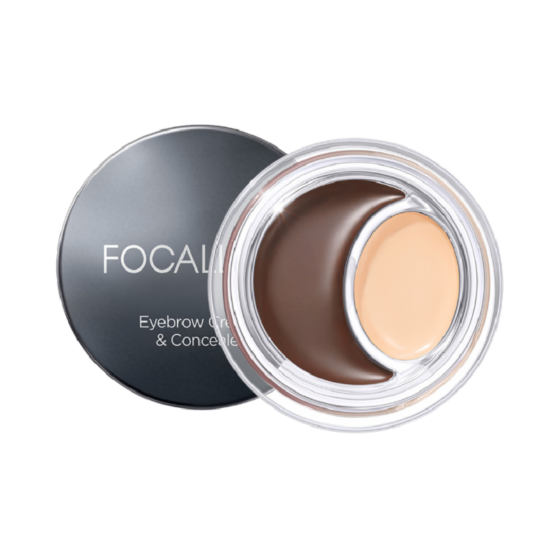 FOCALLURE Two In Perfect Eyebrow Cream & Concealer BR02 - 2.1gr