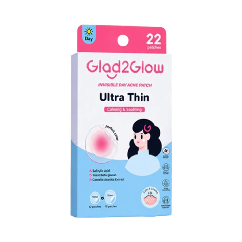 GLAD2GLOW Invisible Day Acne Patch Ultra THIN - 22Patch