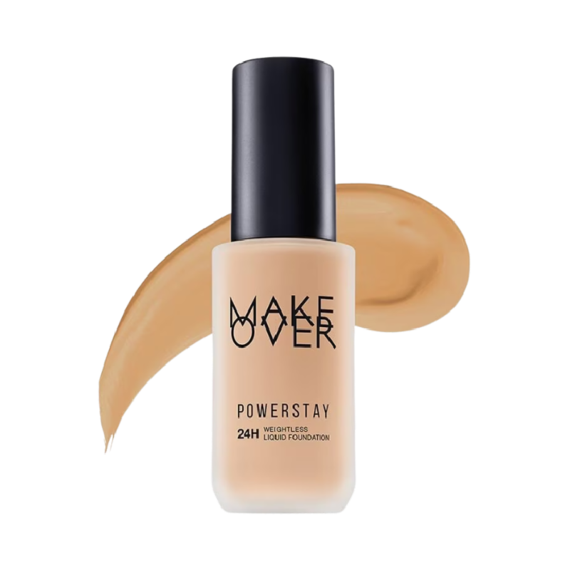 MAKE OVER Powerstay Weightless Liquid Foundation W42 Warm Sand - 10ml