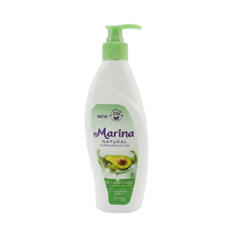 MARINA Natural Body Lotion Rich Moisturizing Pump - 325ml