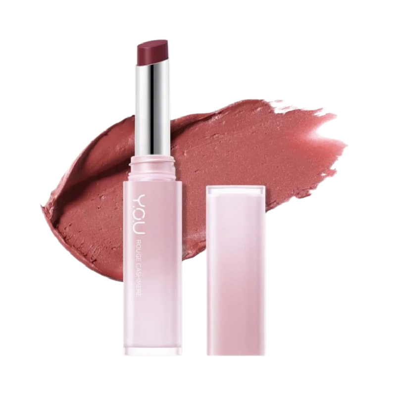 YOU Rouge Cashmere Stay Matte Lipstick 02 Fearless Rose - 2g