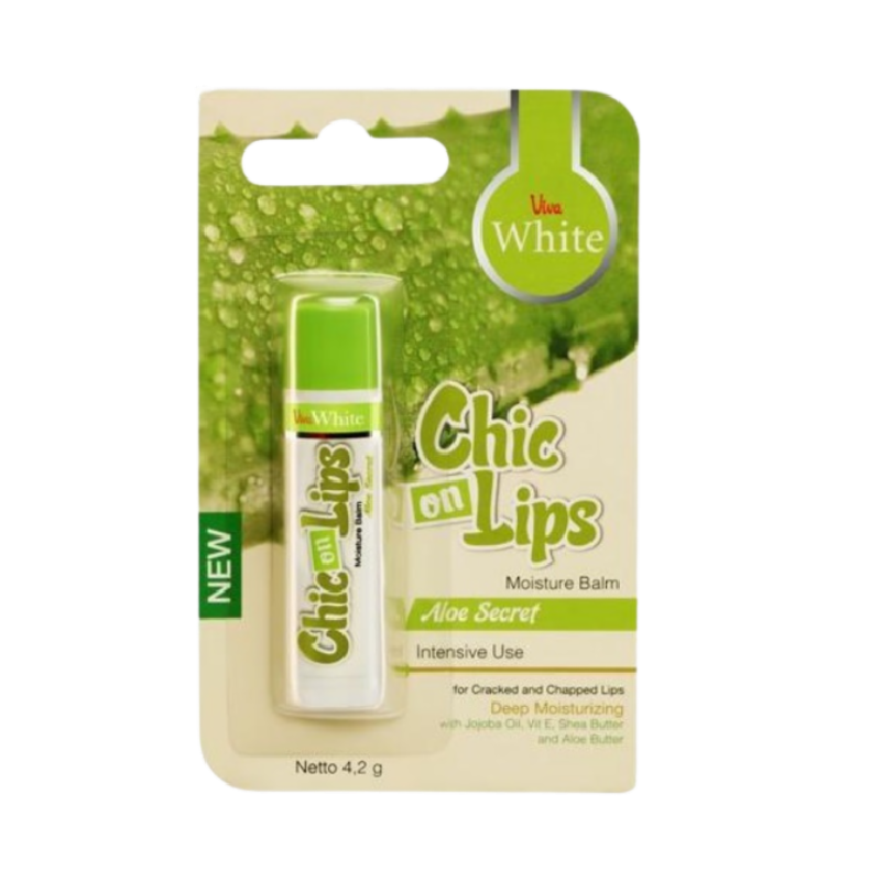 VIVA White Chic On Lips Moisture Balm Aloe Secret - 4,2gr