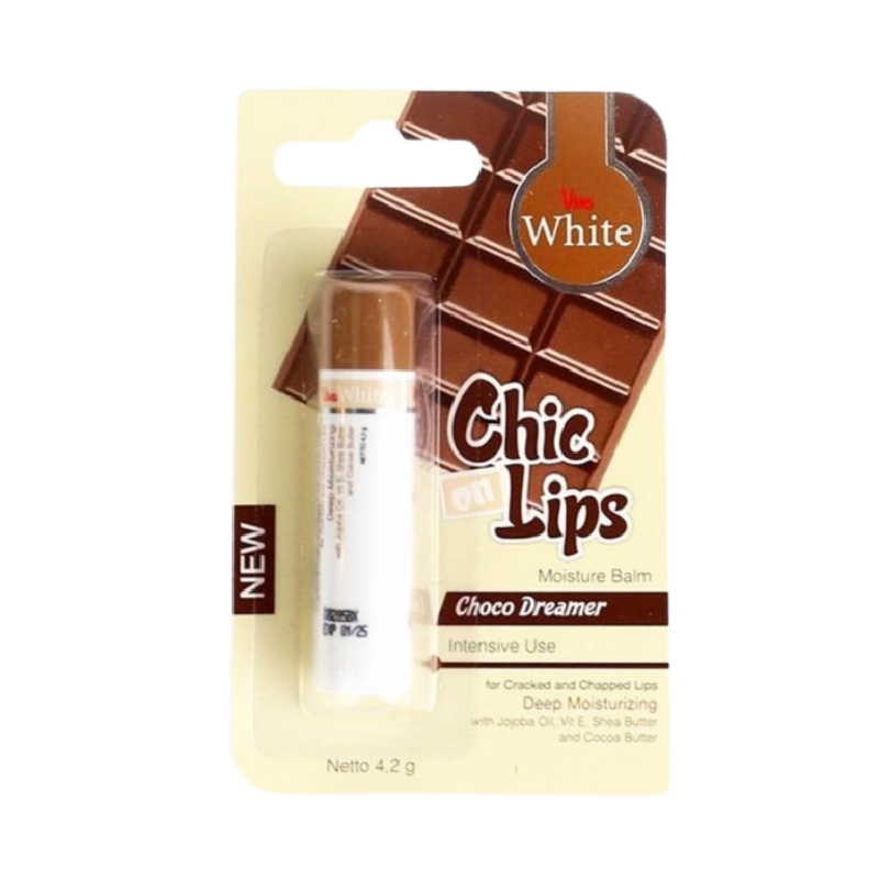 VIVA White Chic On Lips Moisture Balm Choco Dreamer - 4,2gr
