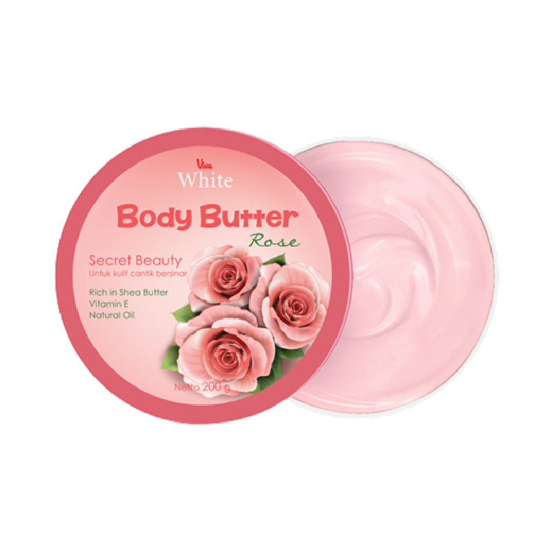 VIVA White Body Butter Rose - 200ml