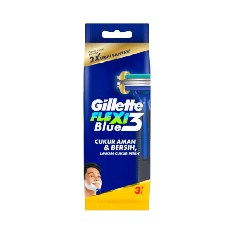 GILLETTE Blue Simple 3 Flexi Hangcard