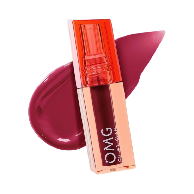OMG Glassy Lip Tint 04 Burgundy - 2gr