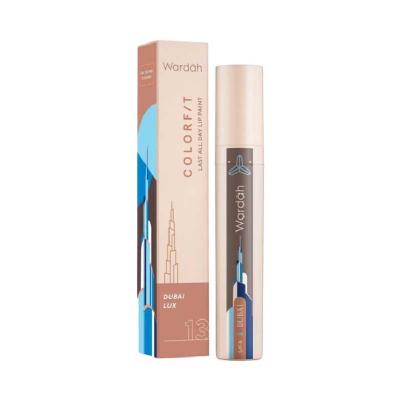 WARDAH Colorfit Last All Day Lip Paint 13 Dubai Lux - 4.2gr