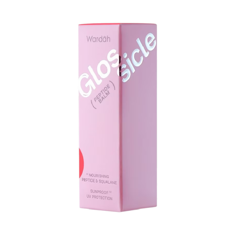 WARDAH Glossicle Peptide Balm 02 Pink Soda
