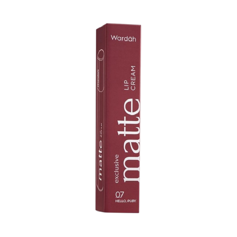 WARDAH Exclusive Matte Lip Cream 08 Pinkcredible - 4gr