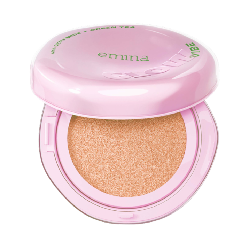 EMINA Glow Vibe 3in1 Skincare Cushion SPF 50 W02 Buff - 13gr