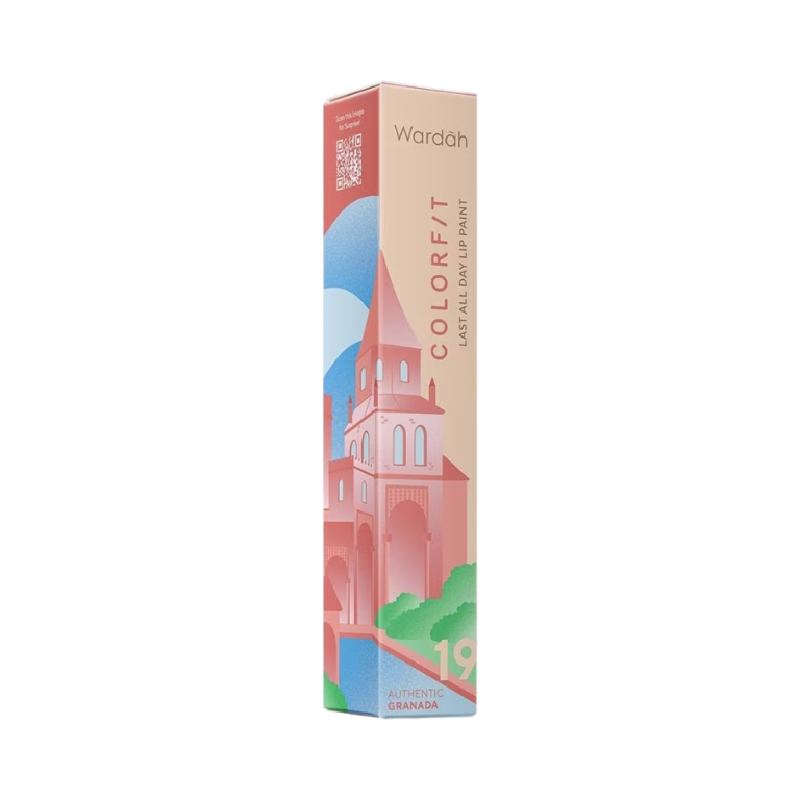 WARDAH Colorfit Last All Day Lip Paint 19 Authentic Granada - 4.2gr