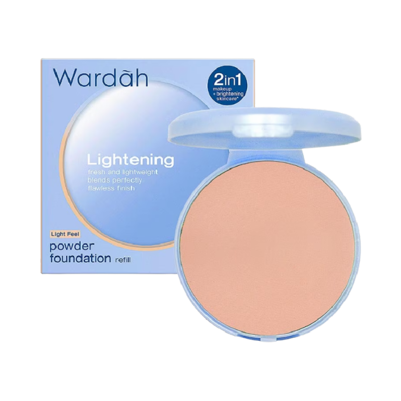 WARDAH Lightening Powder Foundation Refill 02 Pink Beige (31C) - 12gr