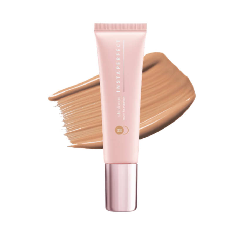 INSTAPERFECT Skinfocus Cover Foundation 33 Warm Olive - 30ml