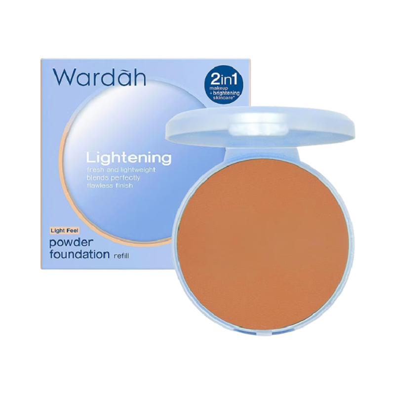 WARDAH Lightening Refill Powder Foundation 07 Almond (52N) - 12gr