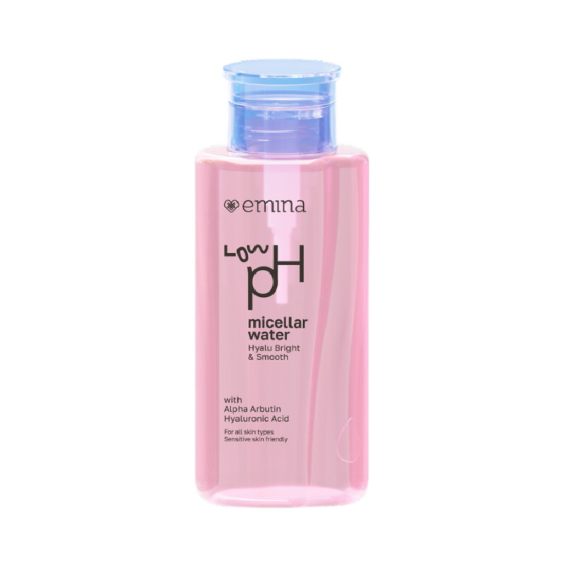 EMINA Low PH Micellar Water Hyalu Bright & Smooth - 125ml