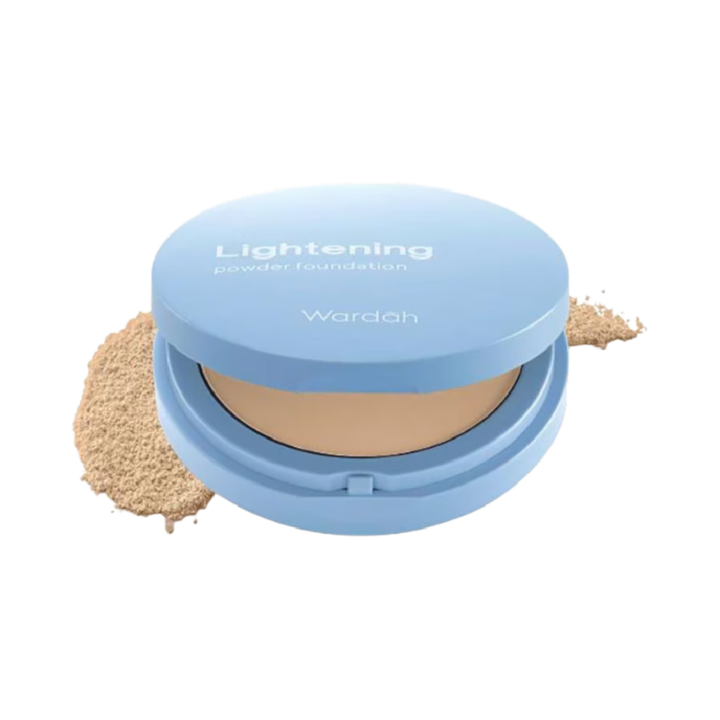WARDAH Lightening Powder Foundation Extra Cover 01 Warm Ivory (23W) - 10gr