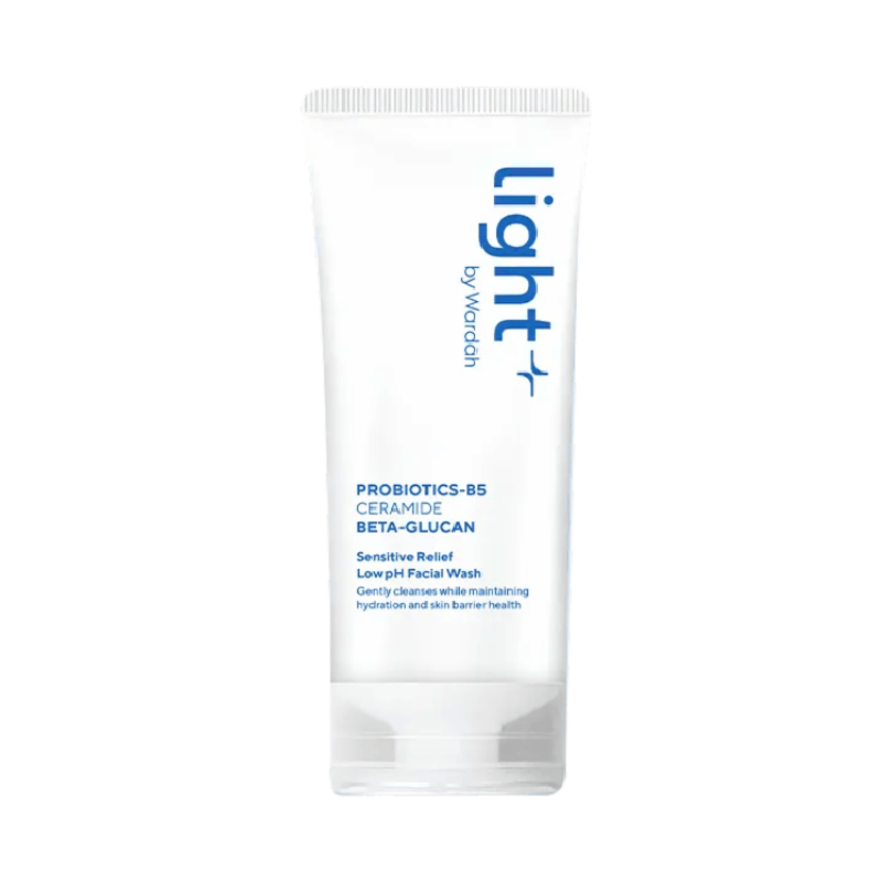 WARDAH Light+ Sensitive Relief Low PH Facial Wash - 70ml